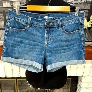 Old Navy Women Shorts Size 8R Stretch Denim Jeans Classic Sexy Medium Blue wash